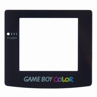 GameBoy Color display front *Black* 1 pcs