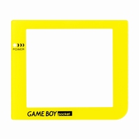 GameBoy Pocket display front *Yellow* 1 pcs